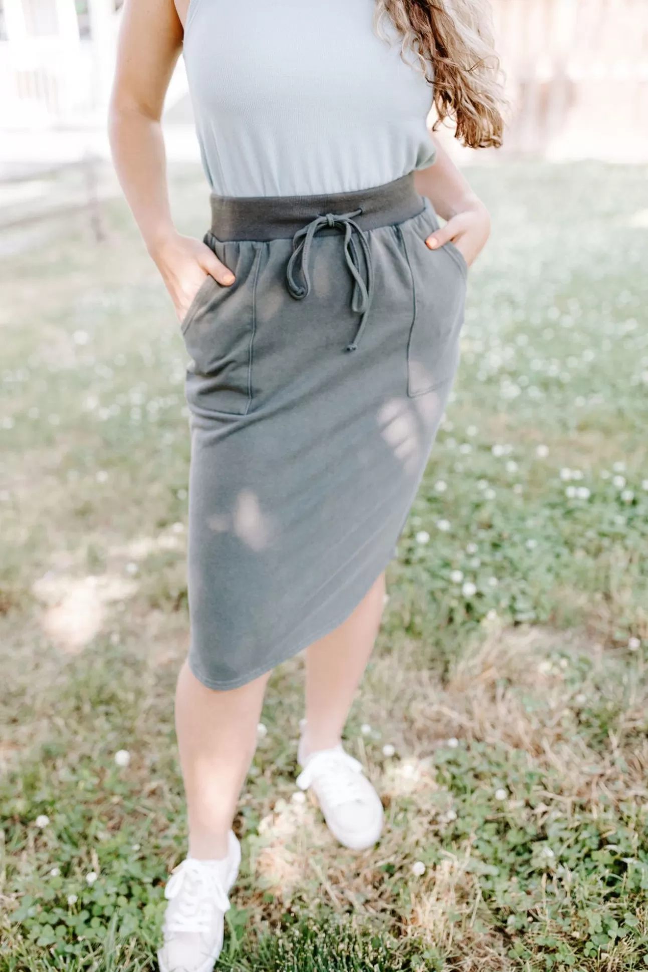 Alisha Drawstring Skirt | August Cloth Discount