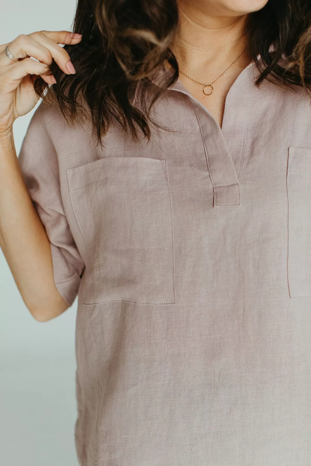 Annabelle Linen Top | August Cloth Discount