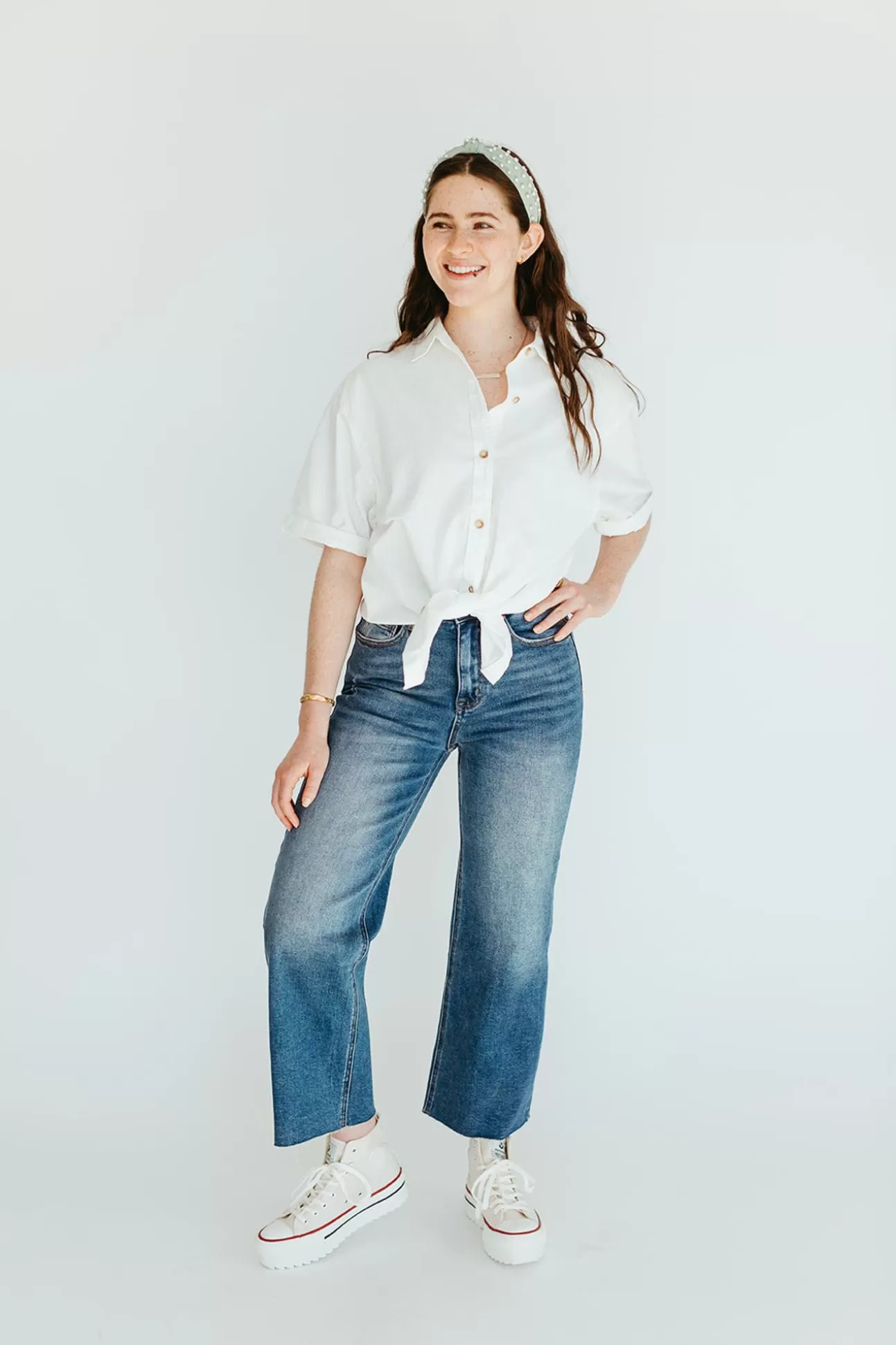 Blake Wide Leg Jean | August Cloth Store