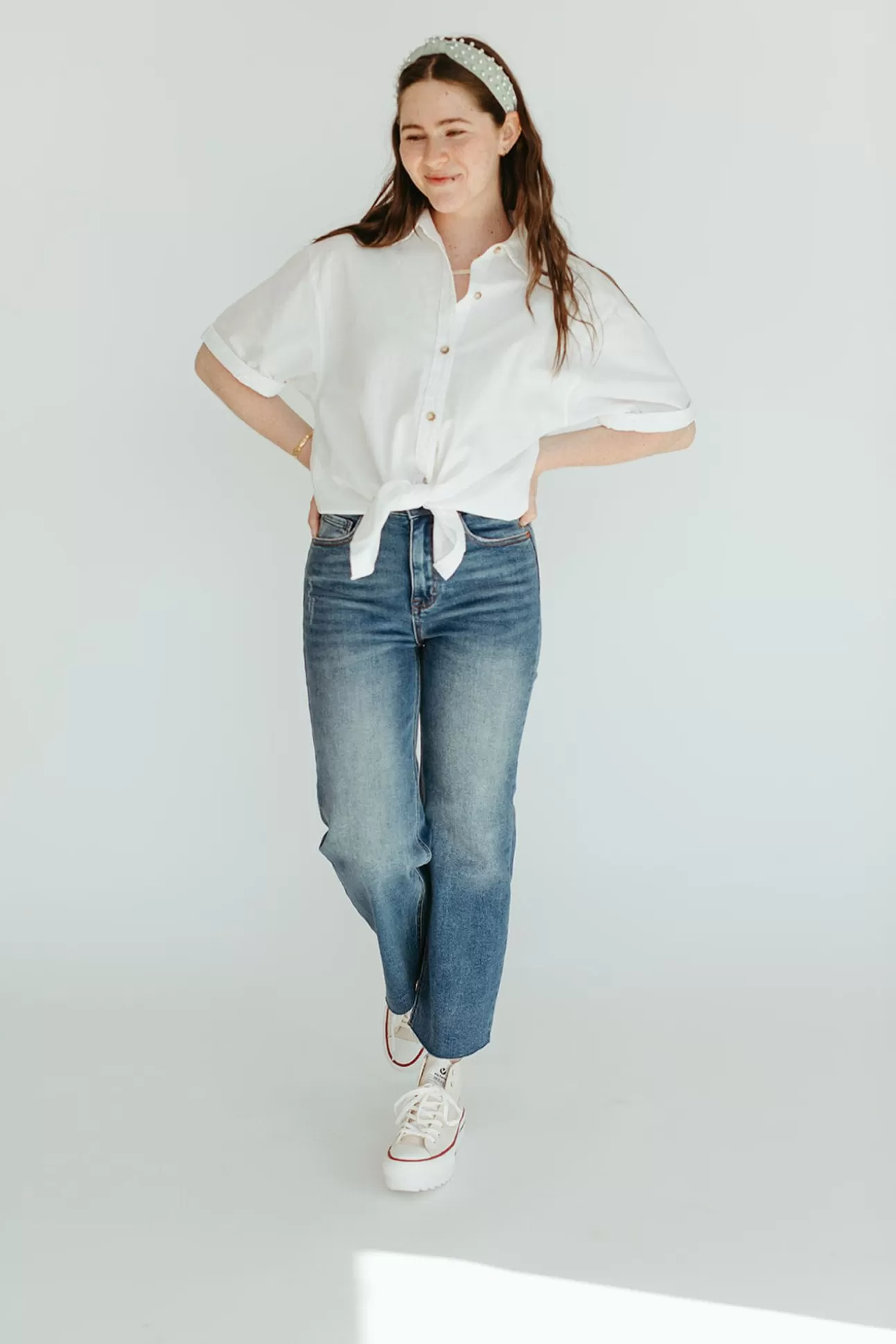 Blake Wide Leg Jean | August Cloth Store