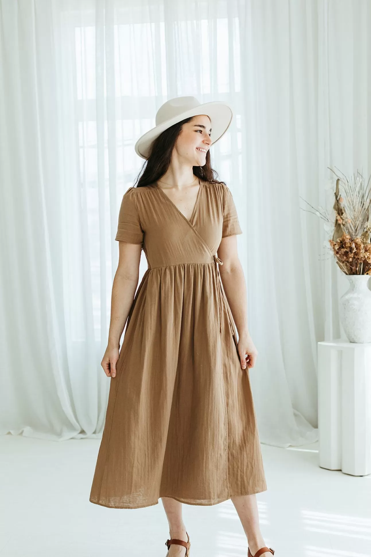 Cadie Wrap Dress | August Cloth Best Sale