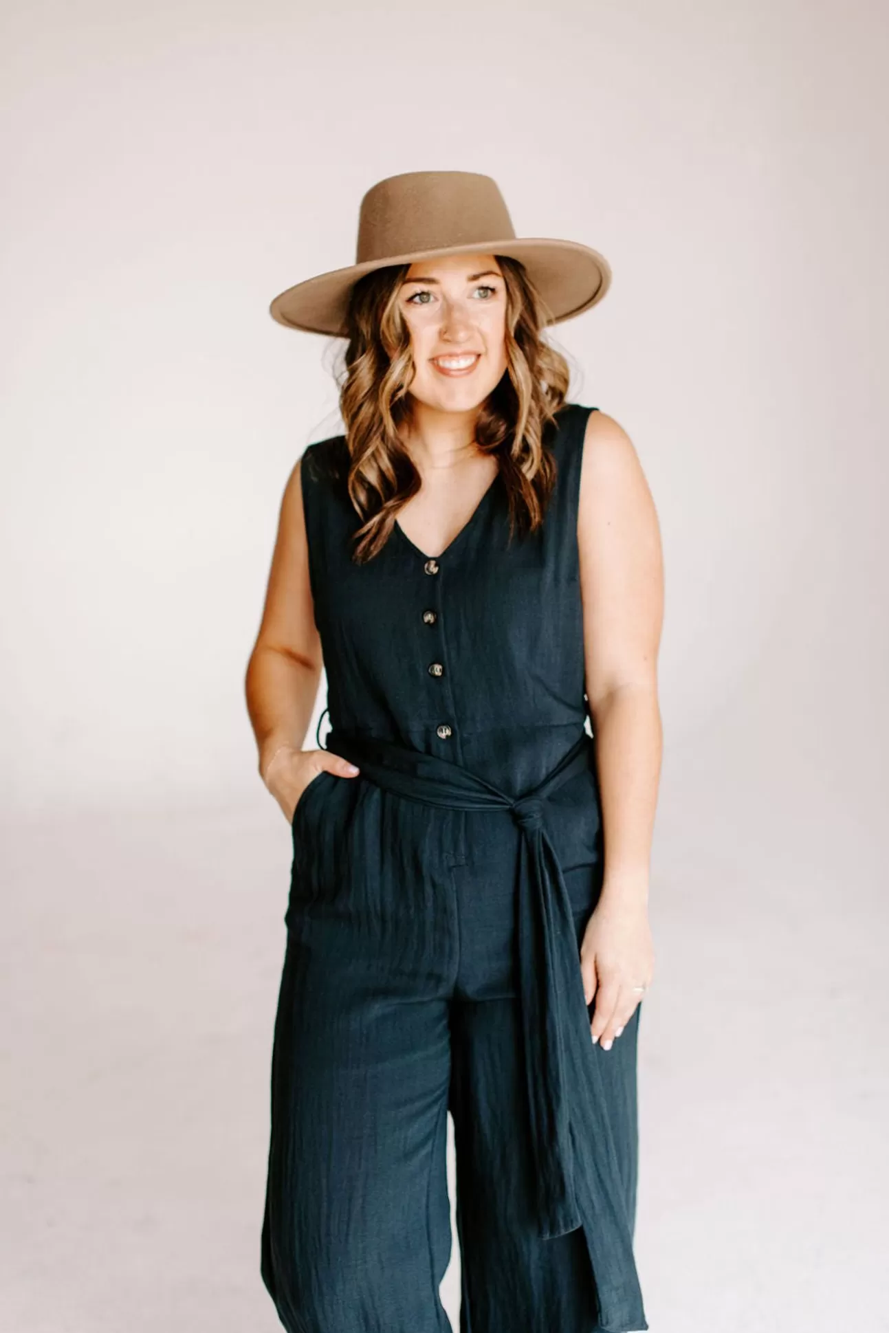 Callum Button Jumpsuit | August Cloth Best Sale