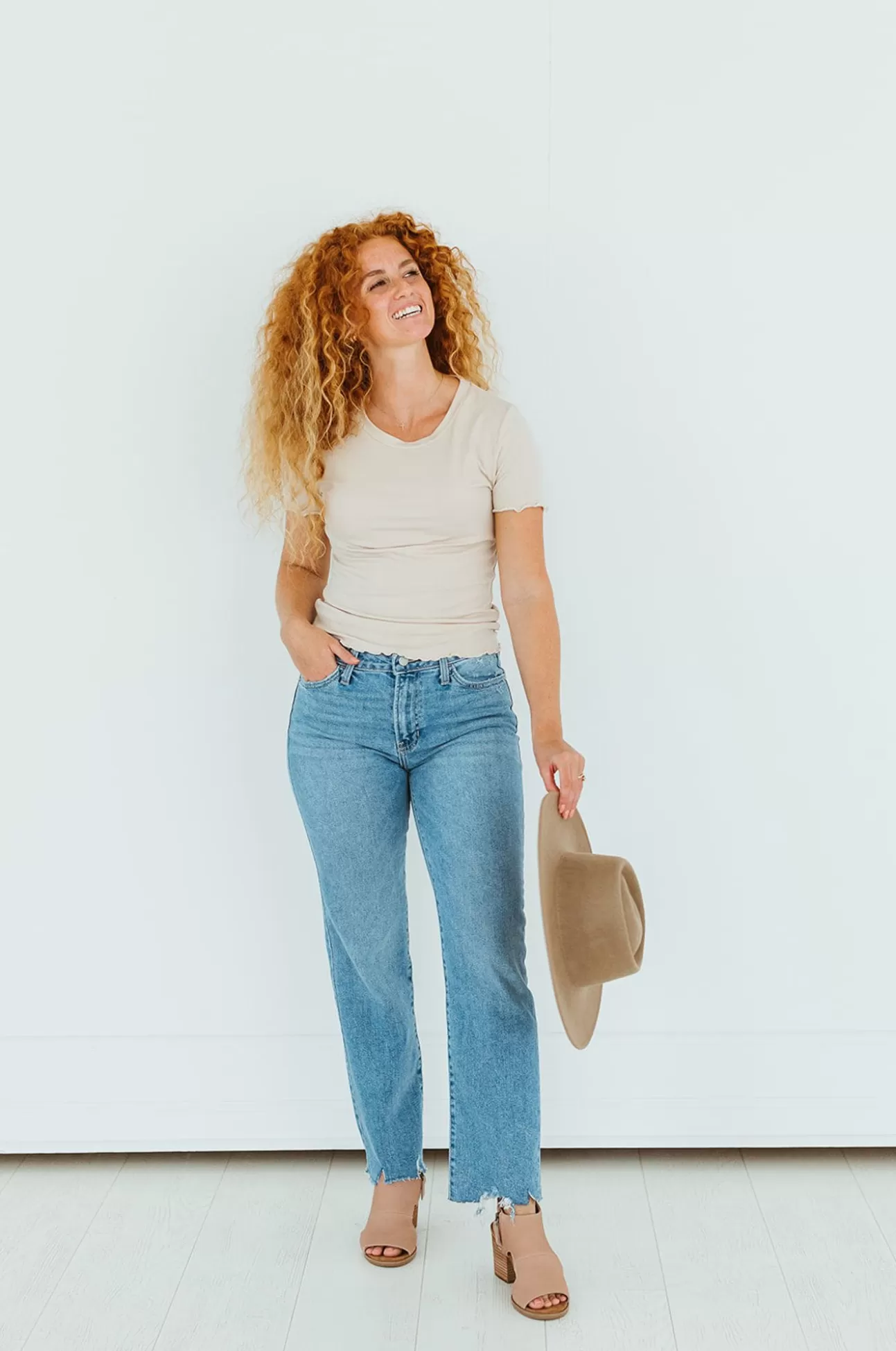 Caspian Straight Crop Jeans | August Cloth Clearance