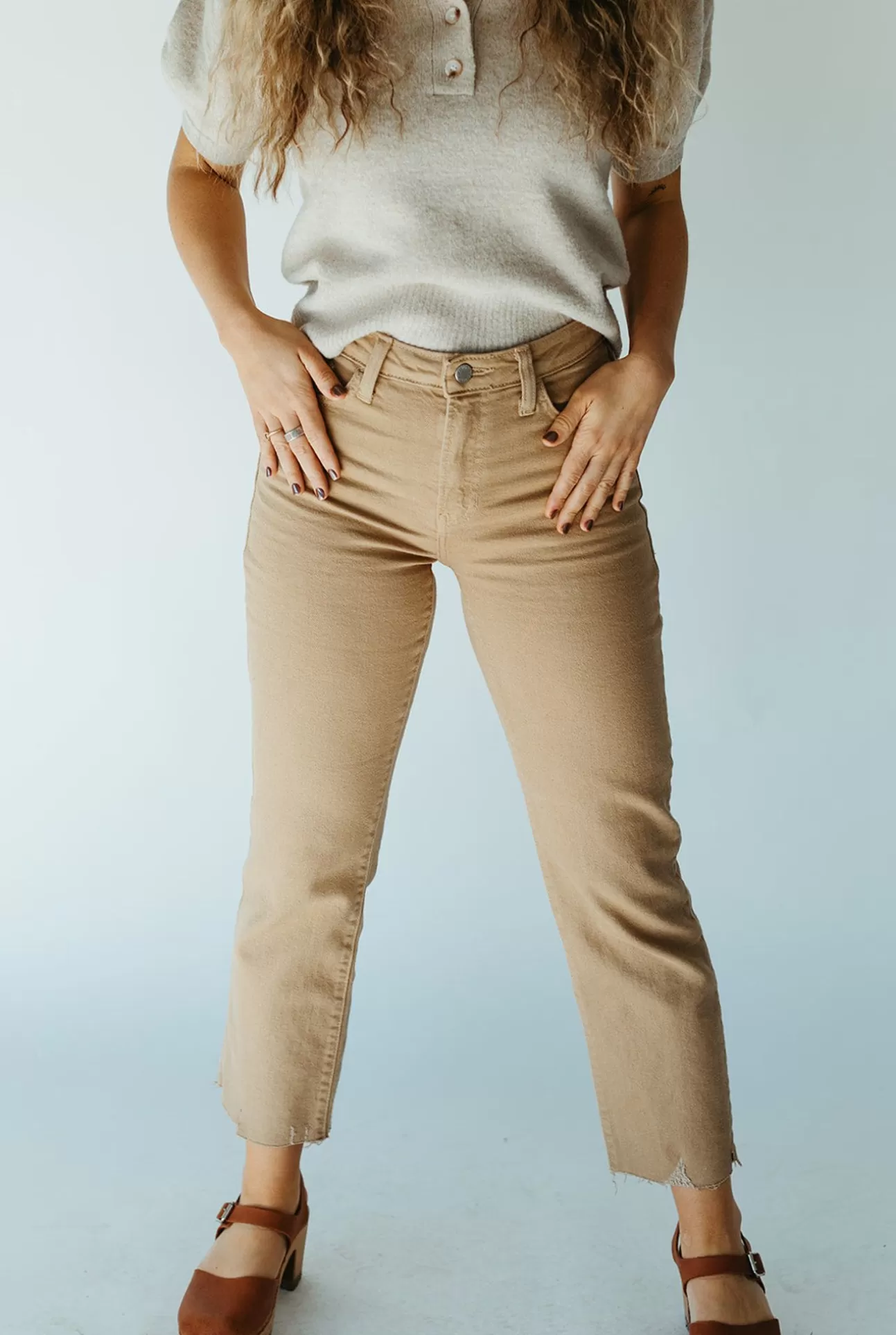 Caspian Straight Crop Jeans | August Cloth Clearance