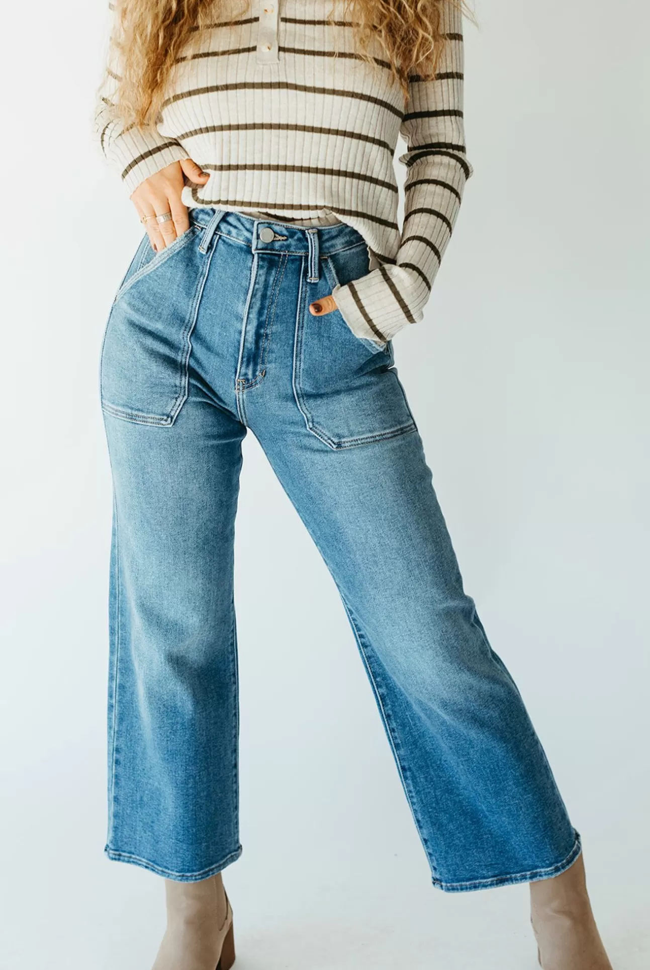 Dutton Wide Leg Jeans | August Cloth Cheap