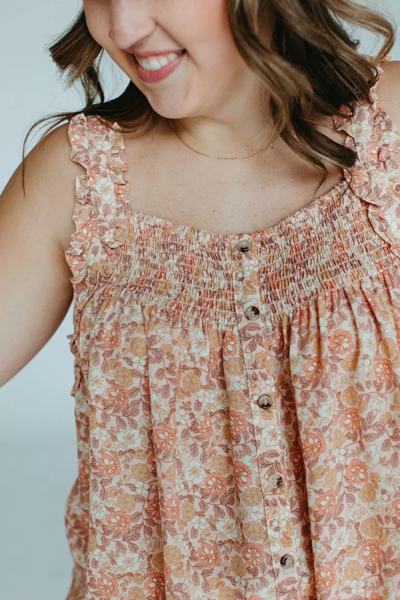 Elizabeth Smocked Tank | August Cloth Fashion