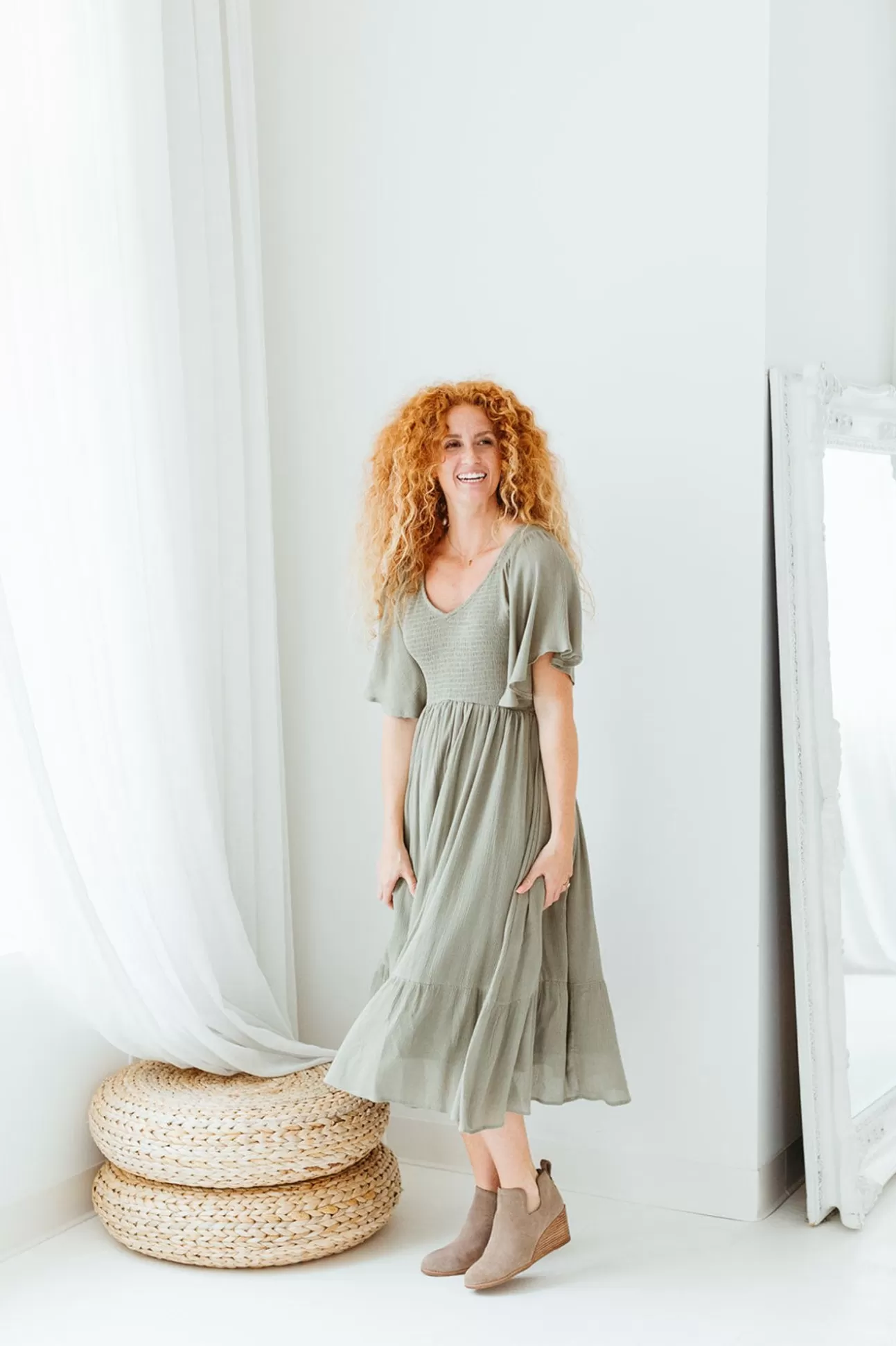 Grace Textured Dress | August Cloth Fashion