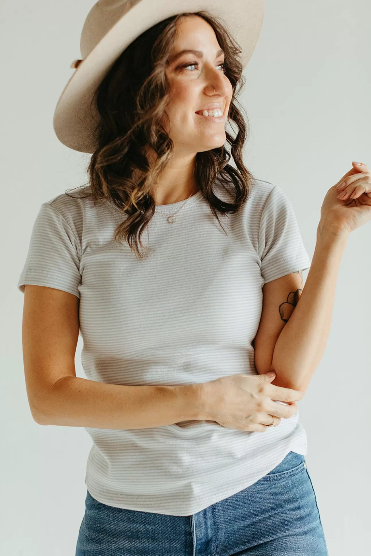 Laken Striped Tee | August Cloth Flash Sale