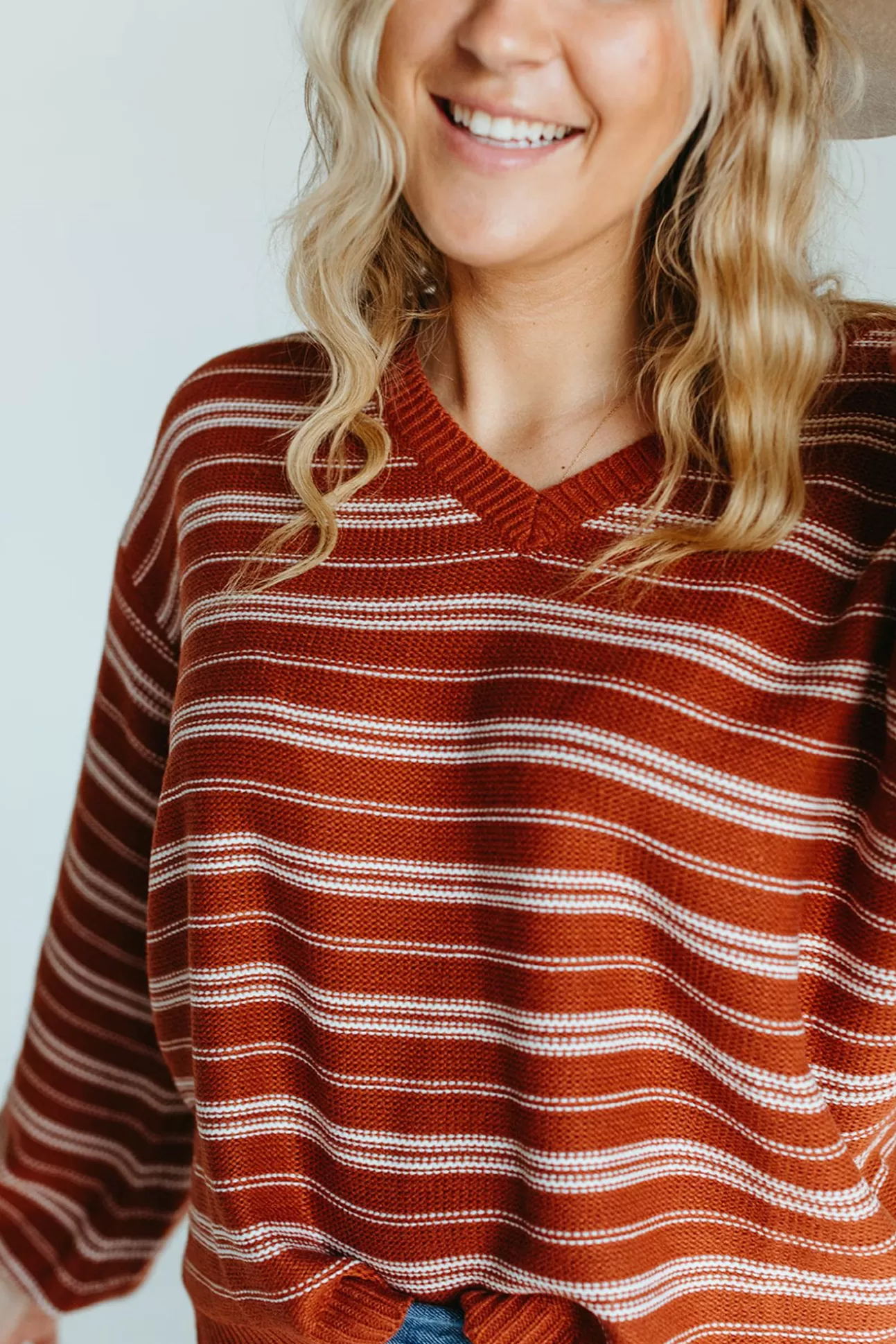 Nicolette Striped Sweater | August Cloth Hot