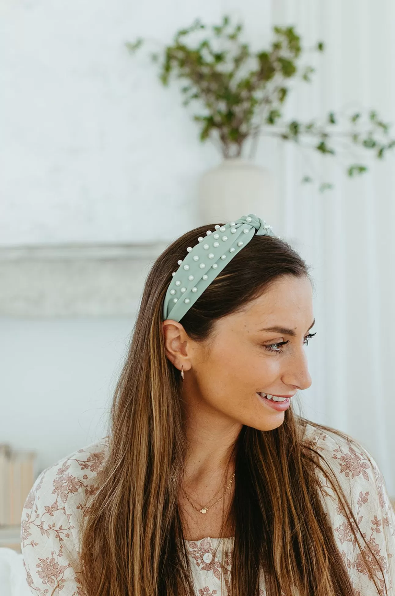 Pearl Statement Headband | August Cloth Discount